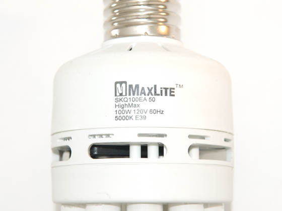 MaxLite M35840 SKQ100EA50 100W Bright White QuintupleTwin Tube CFL Bulb, E39 Base