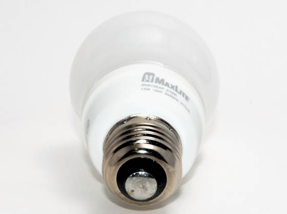 MaxLite M31531 SKB13EAPWW 60 Watt Incandescent Equivalent, 13 Watt, A Style Warm White Long Life Compact Fluorescent Medium Base Bulb