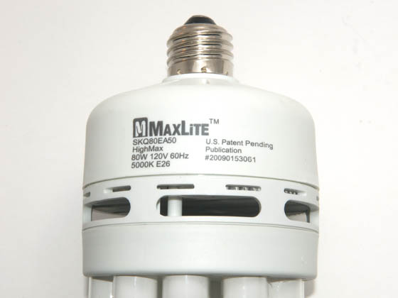 MaxLite M11274 SKQ80EA50 80W Bright White CFL Bulb, E26 Base