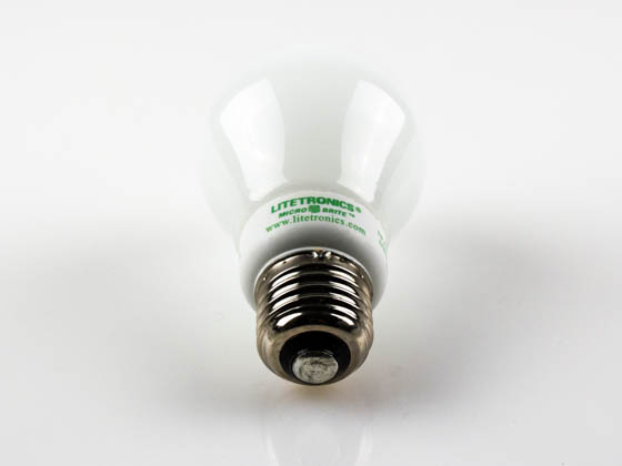 Litetronics MB-501DL 5W/A19/WH-LW 110-130 30 Watt Incandescent Equivalent, 5 Watt, White A19 DIMMABLE/FLASHABLE Cold Cathode Lamp.
