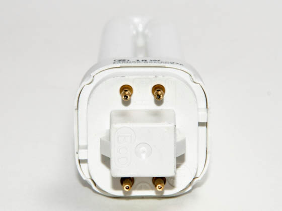 GE GE12870 F18DBX/SPX41/4PL (4-Pin) 18 Watt, 4-Pin Cool White Double Twin Tube CFL Bulb