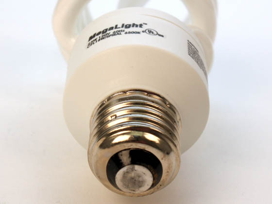 Megalight, Inc. S28023-6500 23W/6500K Spiral 100W Incandescent Equivalent.  23 Watt, 120 Volt Daylight White CFL Bulb