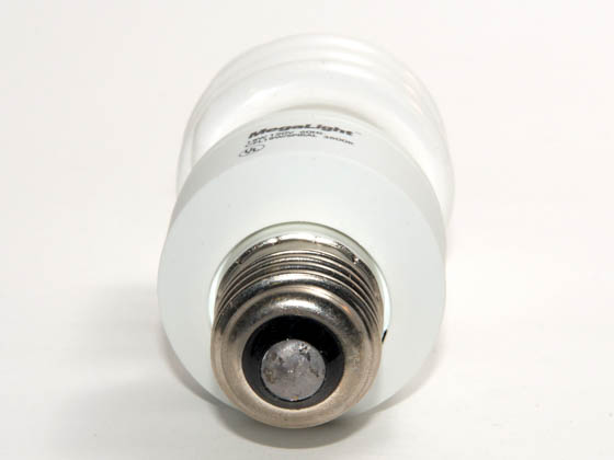 Megalight, Inc. S28018-3500 18W/3500K Spiral 75W Incandescent Equivalent.  18 Watt, 120 Volt Neutral White CFL Bulb