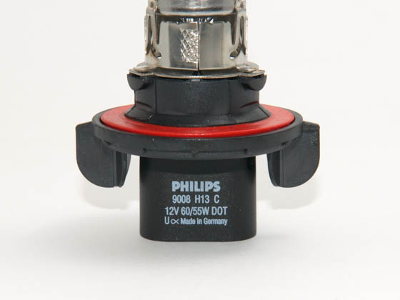 Philips Lighting PA-9008CVS2 9008CVS2 PHILIPS CRYSTAL VISION ULTRA 9008/H13 Halogen Low and High Beam Headlamp – Extreme Blue/White Color, Brighter Beam