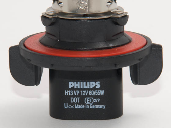 Philips Lighting PA-9008VPS2 9008VPS2 PHILIPS VISION PLUS 9008/H13 Halogen Low and High Beam Headlamp - Up to 50 ft. longer beam