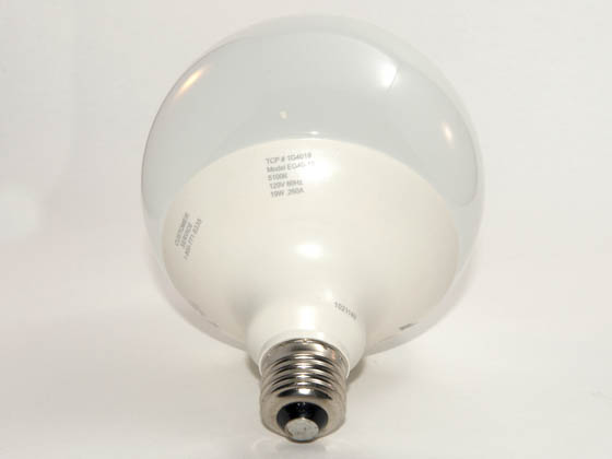 TCP TEC1G4019-51 1G401951K 75 Watt Incandescent Equivalent, 19 Watt, 120 Volt G40 Bright White Globe CFL Bulb