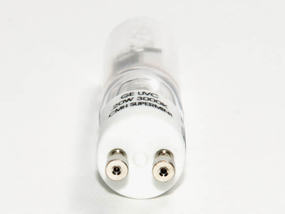 GE GE85086 CMH20/T/U/830/G6.5 20 Watt T4 Warm White Metal Halide Single Ended Bulb