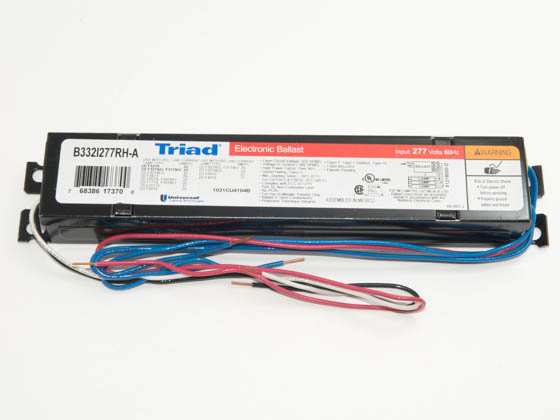 Universal Douglas B332I277RH-A000I Universal 277 Volt Three Lamp F32T8 Electronic Ballast, Standard Model