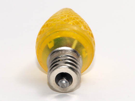 Bulbrite B800064 LEDS14/TA (Trans. Amber) 11 Watt Replacement! 1 Watt, LED C-9 Transparent Amber Sign/Indicator Bulb