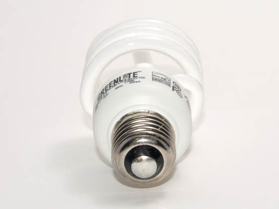 Greenlite Corp. G369703 19W/ELS-U/1/27K 75W Incandescent Equivalent, 19 Watt, 120 Volt Warm White Spiral CFL Bulb.