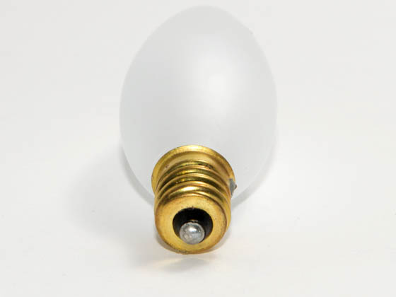 Bulbrite B491140 40CTF/25/2 (120V) 40W 120V SHORT Frosted Blunt Tip Decorative Bulb, E12 Base