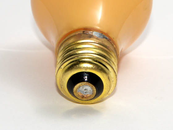 Bulbrite B103100 100A/YB 100W 130V A19 Yellow Bug Bulb, E26 Base
