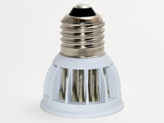 Array Lighting AE26R16CW60 2.6 Watt, 120 Volt DIMMABLE LED R16 Cool White Reflector Style Wide Flood Bulb.