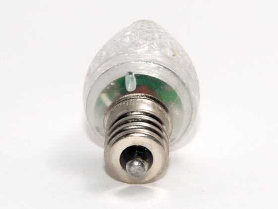Bulbrite B770171 LED/C7C (Clear) 0.6W Clear C7 Holiday LED Bulb