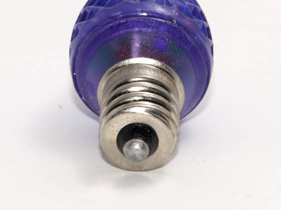 Bulbrite B770178 LED/C7PU (Purple) 0.6W Purple C7 Holiday LED Bulb