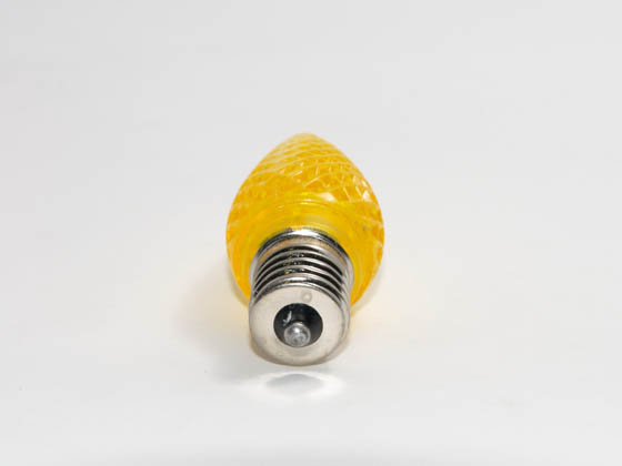 Bulbrite B770192 LED/C9Y (Yellow) 7 Watt Replacement! 0.35 Watt, 120 Volt C9 Yellow LED Holiday Bulb