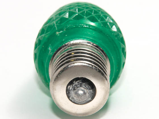Bulbrite B770194 LED/C9G (Green) 0.6W Green C9 Holiday LED Bulb