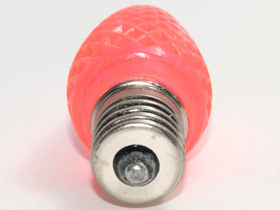 Bulbrite B770196 LED/C9P (Pink) 0.6W Pink C9 Holiday LED Bulb