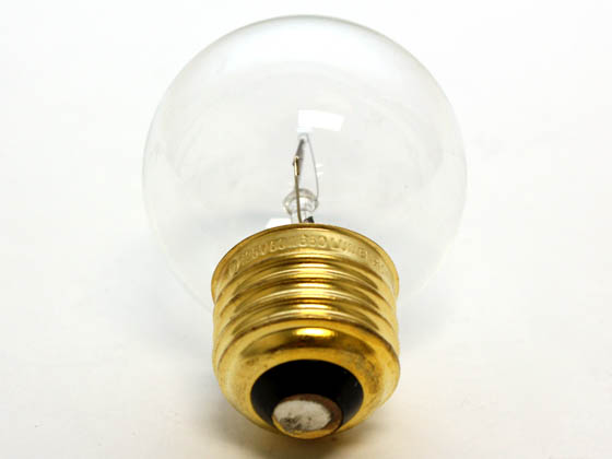 Bulbrite 311260 60G16ECL 60 Watt, 125 Volt G16 1/2 Clear Globe Bulb