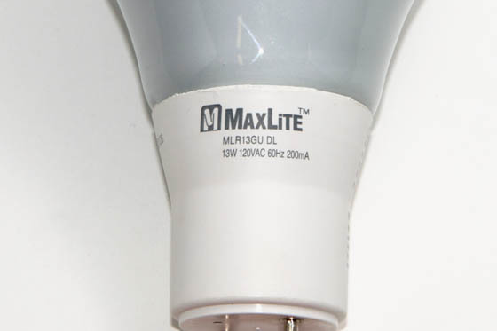 MaxLite M70409 MLR13GUDL R-30 60 Watt Incandescent Equivalent, 13 Watt, Bright White GU24 Reflector Style Compact Fluorescent Lamp