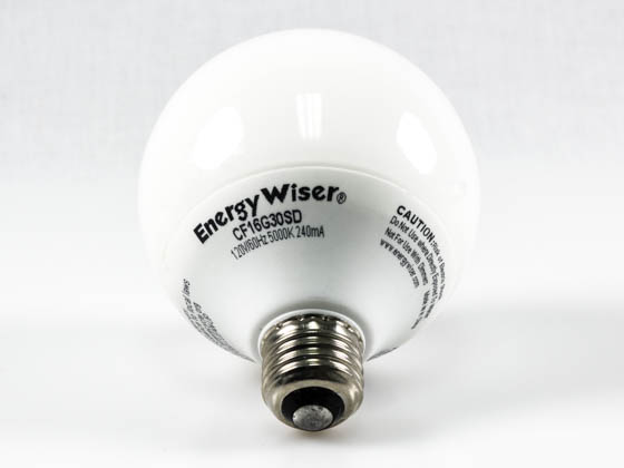 Bulbrite 505116 CF16G30SD 16W G30 Bright White CFL Bulb, E26 Base