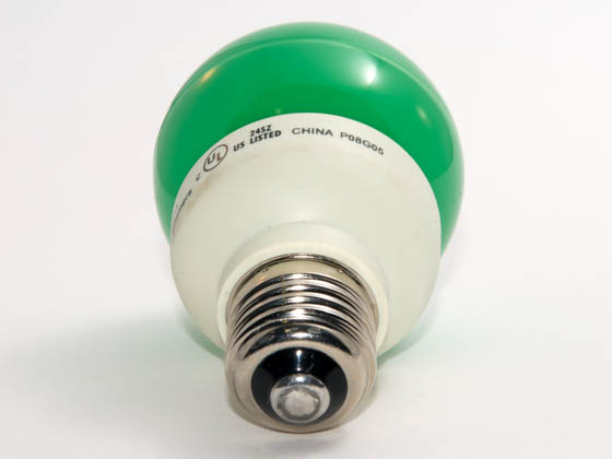 Sylvania SYL72253-0 LED/G19/G/1 (Green) 1 Watt, 120 Volt Green G19 LED Bulb