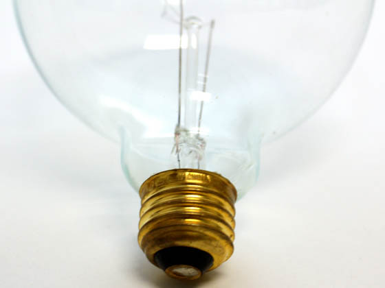 Bulbrite 351025 25G40CL (125V) 25W 125V G40 Clear Globe Bulb, E26 Base