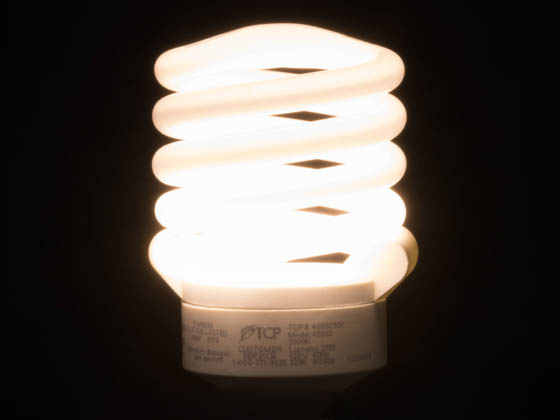 TCP TEC48932-30K 32 Watt Spring Lamp, 3000K 32W Soft White Spiral CFL Bulb
