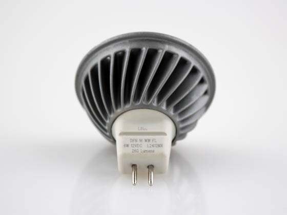 Lighting Science DFN-16-WW-FL 20 Watt Equiv., 6 Watt, LED MR-16 DIMMABLE 3000K Flood Lamp with GU5.3 Base