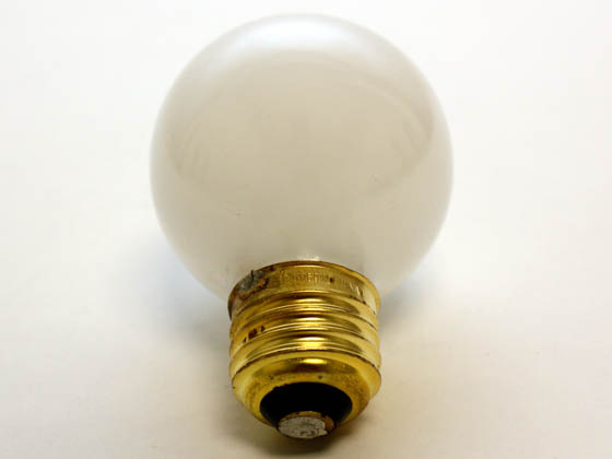 Bulbrite B320060 60G19WH 60 Watt, 125 Volt G19 White Globe Bulb