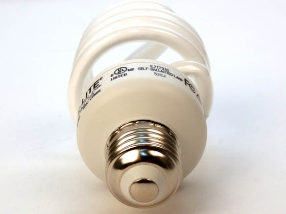 K-Lite K1991 23W/2700K Spiral PROMO OVER 100 Watt Incandescent Equivalent, 23 Watt, 120 Volt Warm White Spiral CFL Bulb