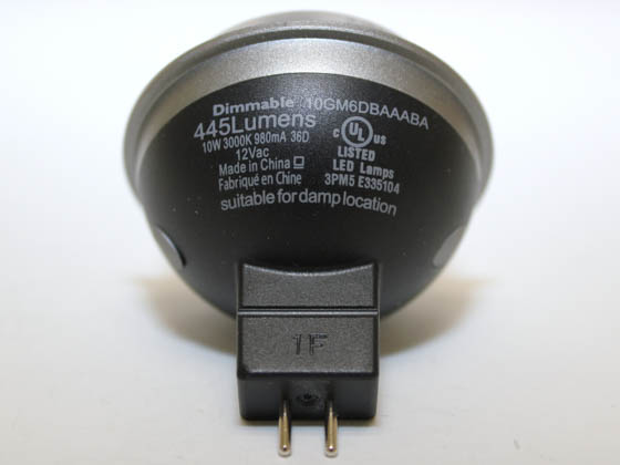 Philips Lighting 414813 10MR16/END/F36 3000 12V DM Philips 10 Watt, LED MR16 Dimmable Flood Lamp with GU5.3 Base