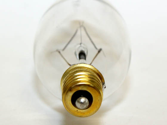 Bulbrite 493040 40CFC/32/2 40W 120V Clear Bent Tip Decorative Bulb, E12 Base