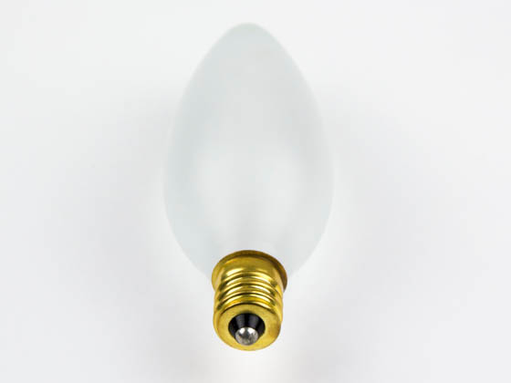 Bulbrite 491025 25CTF/32/2 25W 120V Frosted Blunt Tip Decorative Bulb, E12 Base
