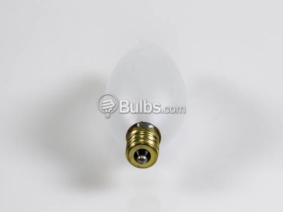 Bulbrite 494025 25CFF/32/2 25W 120V Frosted Bent Tip Decorative Bulb, E12 Base