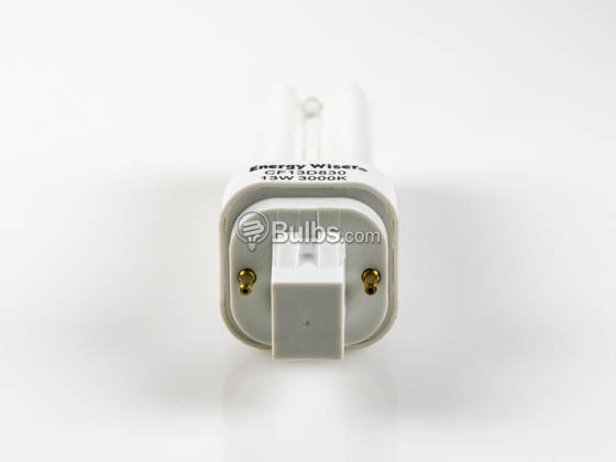 Bulbrite 524123 CF13D830 13W 2 Pin GX232 Soft White Quad Double Twin Tube CFL
