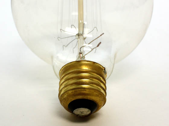 Bulbrite 342040 NOS40G30 40W 120V Clear Antique Replica Globe Bulb, E26 Base
