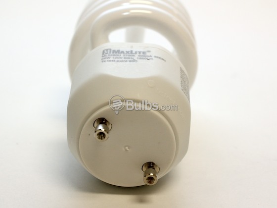 MaxLite M70447 MLS26GUWW6 26W Warm White GU24 Spiral CFL Bulb
