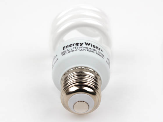 Bulbrite 509412 CF13WW/4PK (DISC USE 509416) 60W Incandescent Equivalent. 13 Watt, 120 Volt Warm White CFL Bulb. Sold in 4-Packs, Priced Per Bulb.