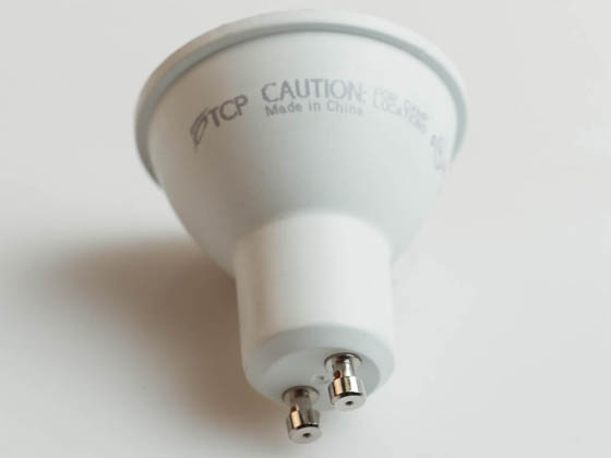 TCP LED7GU10MR1641KFL Dimmable 5W 4100K 40° MR16 LED Bulb, GU10 Base