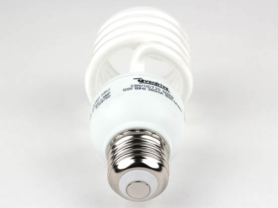 Overdrive 23W/ODT2S/50K 23W, Bright White Spiral CFL