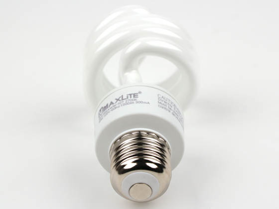 MaxLite M71031 SKS18EAWW 18W Warm White Spiral CFL Bulb, E26 Base