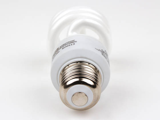 Globe 48504 13W/2700K Spiral 60W Incandescent Equivalent, ENERGY STAR Qualified, 12000-hour, 13 Watt, 120 Volt Warm White CFL Bulb.