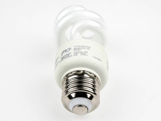 TCP TEC801009-35 80100935K 9W Neutral White Spiral CFL Bulb, E26 Base