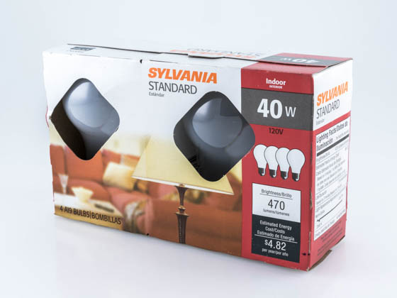 Sylvania 11060 40A/IF (120V) 40 Watt, 120 Volt A19 Frosted Bulb