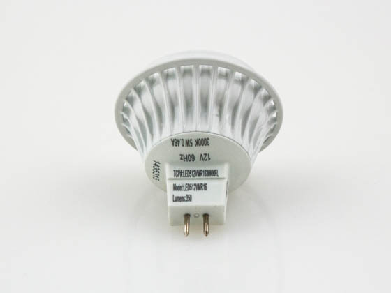 TCP LED512VMR1630KNFL Dimmable 5W 3000K 20° MR16 LED Bulb, GU5.3 Base