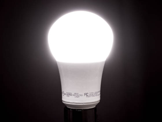 TCP LED10A19DOD41K Dimmable 10W 4100K A19 LED Bulb, Rated For Enclosed Fixtures