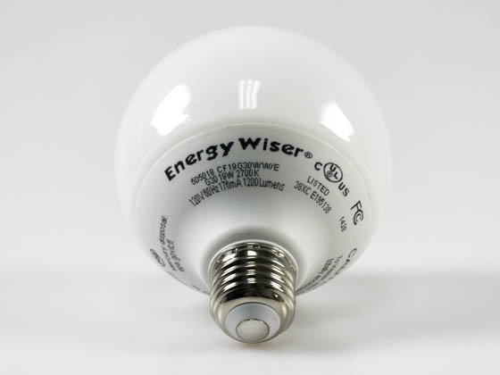 Bulbrite 505018 CF19G30WW/E 16W G30 Warm White CFL Bulb, E26 Base