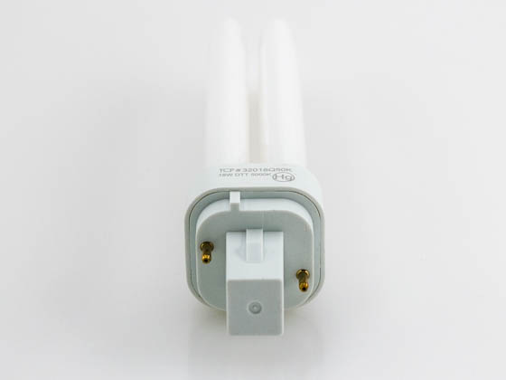 TCP 32018Q50K 18W 2 Pin Bright White Quad Double Twin Tube CFL Bulb