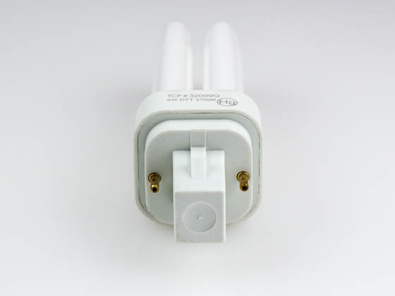 TCP 32009Q 9W 2 Pin Warm White Quad Double Twin Tube CFL Bulb